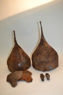 Шлемы, найденные при раскопках селища Игнатьевское